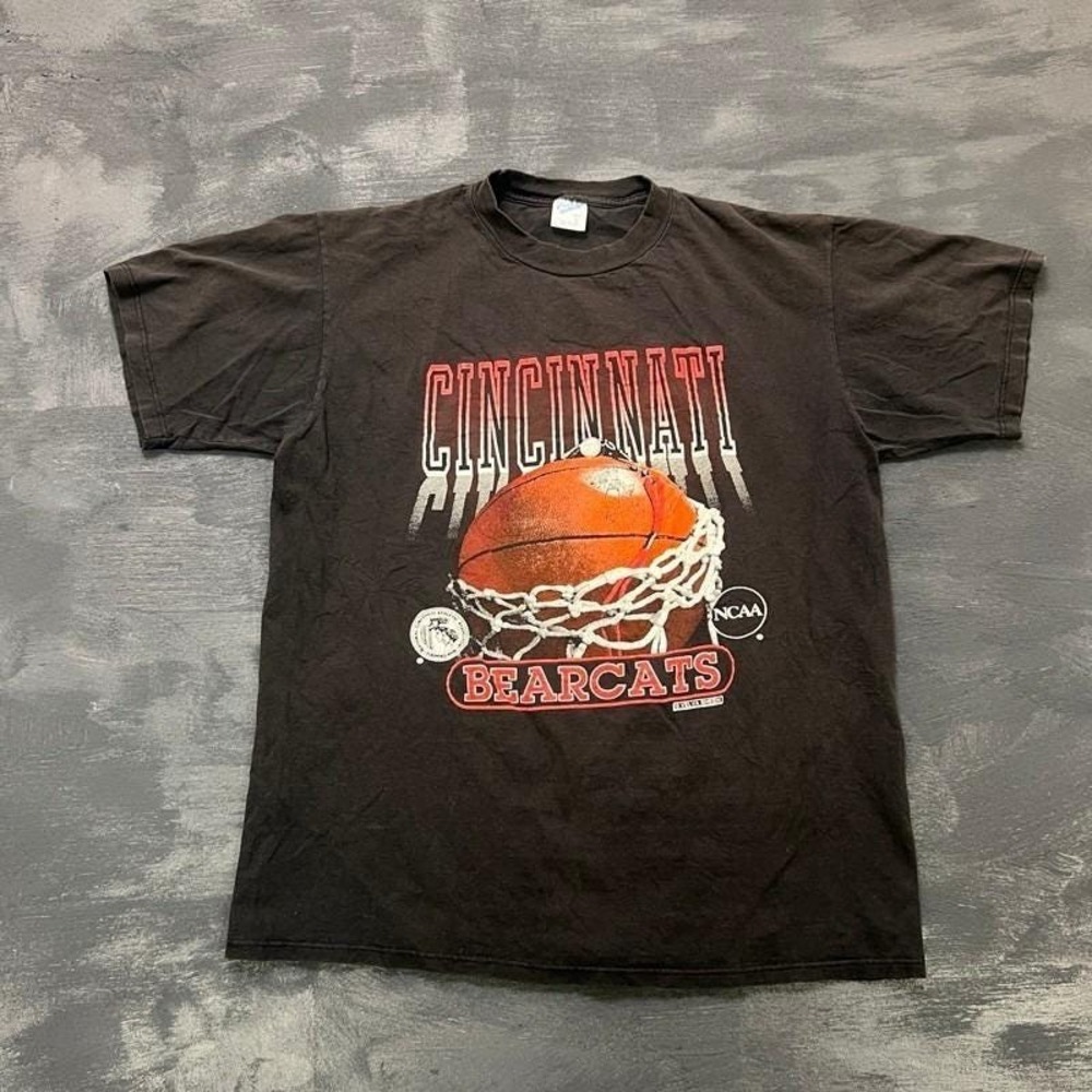 Vintage Cincinnati Bearcats Shirt Mens Large Black 1990s NCAA